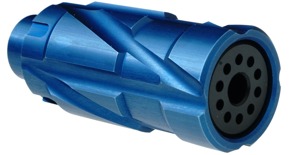 Mancraft Mjolnir - Blue - Flash Hider - Front view
