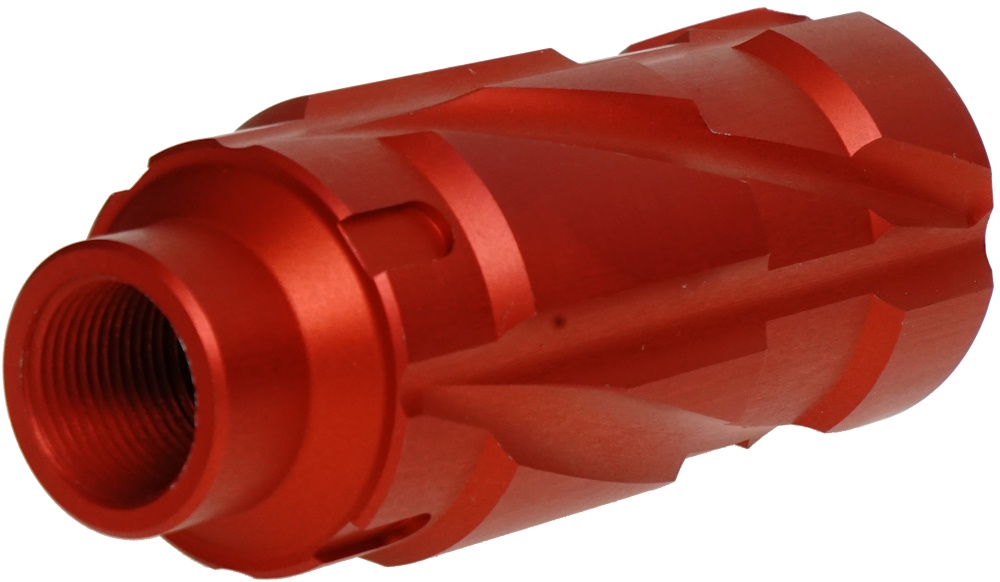 Mancraft Mjolnir - Red - Flash Hider - Back view